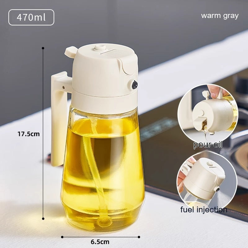 470ML Olive Oil Sprayer Dispenser For Cooking Spray Kitchen Oil Bottle For Air Fryer