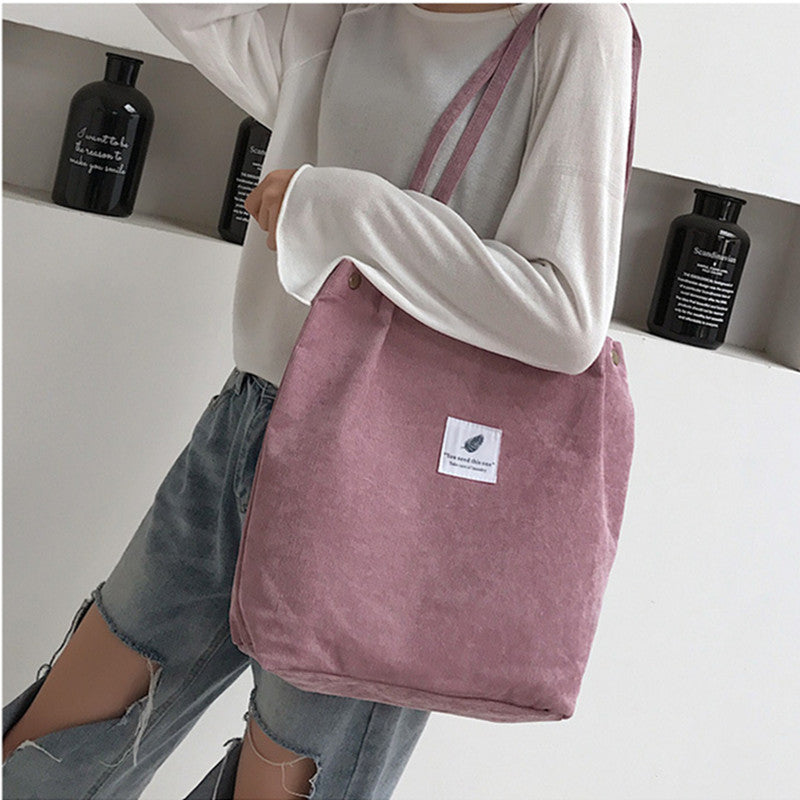 The Trend Of Thickened Diagonal Canvas Ladies Bags