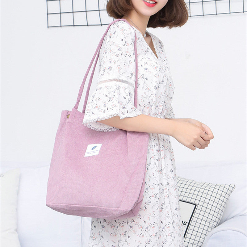 The Trend Of Thickened Diagonal Canvas Ladies Bags