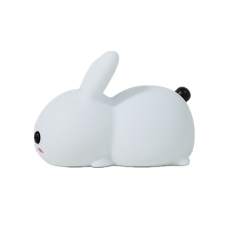 Colorful Cute Rabbit Silicone Night Light - Led Cute Charging Light